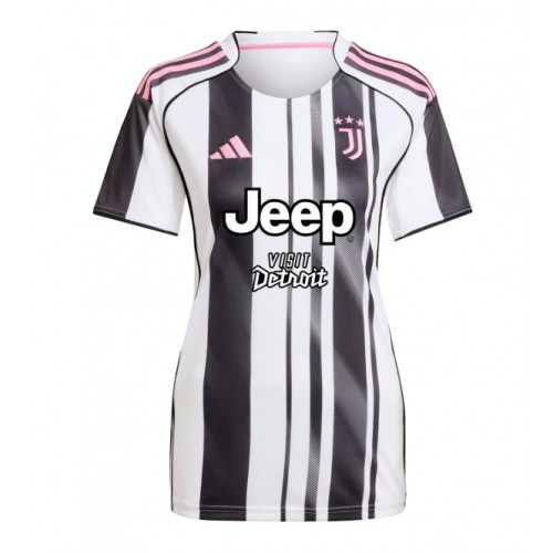 Stroje piłkarskie Juventus Koszulka Podstawowej dla damskie 2025-26 Krótki Rękaw